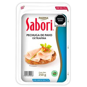 Sabori Pechuga de Pavo Extrafina 250 g Parma Pechuga de Pavo Selección Natural 180 g