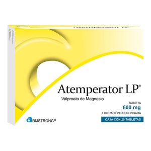 Atemperator L.P. caja con 20 tabletas de 600 mg c/u