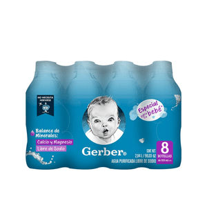 Agua Para Bebe Purificada 8 Pack 355 Ml