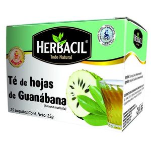 Herbacil Te De Hojas De Guanabana Y Mago con 25 pz