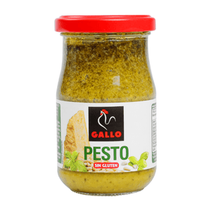 Salsa Pesto Verde Albahaca Libre de Gluten 190 Gr