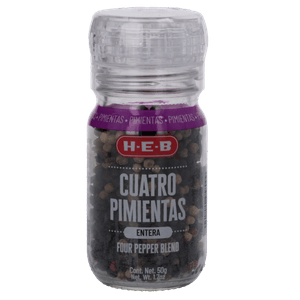 HEB Cuatro Pimientas Entera 60 g