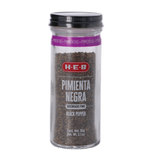 HEB Pimienta Negra Quebrado Fino 60 g
