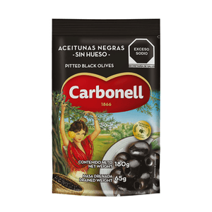 Carbonell Aceitunas Negras Sin Hueso 180 g