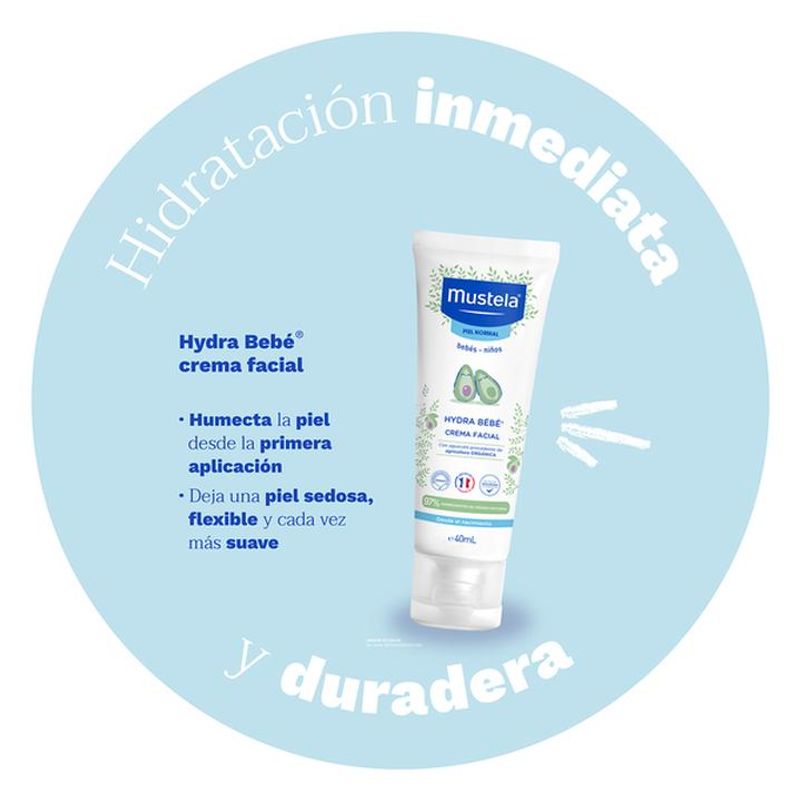 Mustela Hydra Bebé Crema Facial 40ml