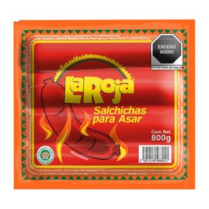 Ponderosa Salchicha Para Asar la Roja 800 g