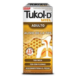 Tukol D Miel Jarabe Adulto Para Tos 120 ml