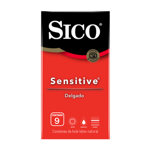 Sico Condones Sensitive con 9 pz