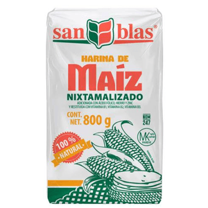 San Blas Harina de Maíz Nixtamilizado 800 g