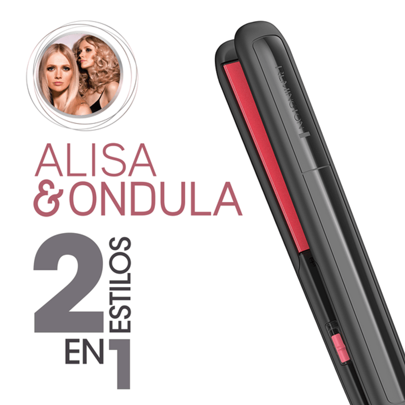 Plancha remington best sale alisa y ondula