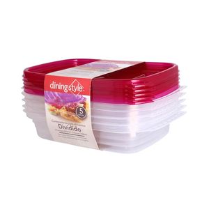 Contenedor Para Alimentos Dividido 1 Pz