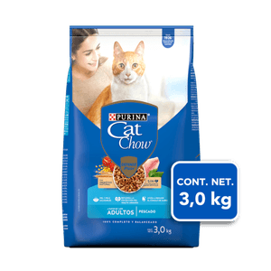 Alimento para Gato Adultos Pescado 3 kg