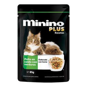 Alimento Húmedo Gato Pollo en Caldo con Verduras 85 g Alimento Congelado para Perro Carne Cruda 7 Pz