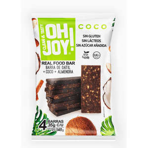 Oh Joy! Barra de Coco 4-Pack 140 g