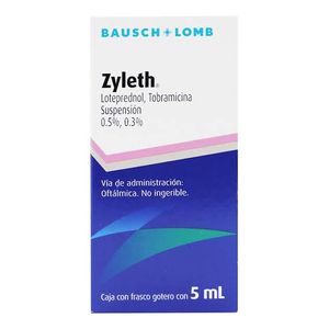 Bausch & Lomb Zyleth Suspensión Oftalmica 0.5% /0.3% 5 ml Bausch & Lomb Zyleth Suspensión Oftalmica 0.5% /0.3%  5 ml