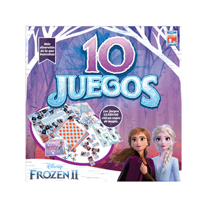 10 Juegos Frozen Juego de Mesa 1 Pz