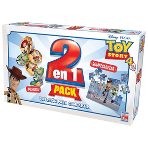 2 en 1 Toy Story 4 Juego de Mesa 1 Pz