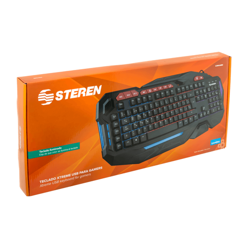 Teclado USB Gamer Xtreme marca Steren.