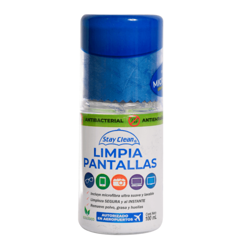 LIMPIADOR DE PANTALLAS DE 100 ML AZUL