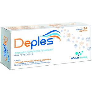 Deples 300mg 24 Capsulas 24 Pz