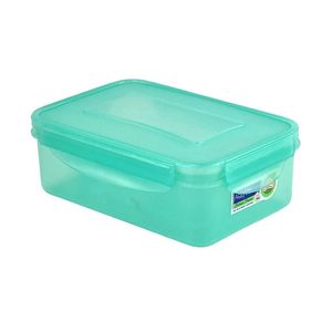 Guateplast Hermético Click Clak Rectangular Aqua 1.5 L