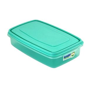 Guateplast Hermético Rectangular Grande Aqua 2.4 L