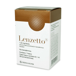 Lenzetto  8.1 Mg Solucion 56 Dosis Estradiol 56 Pz