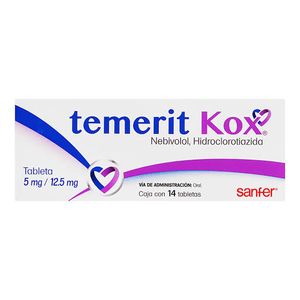 Temerit Kox 14 Capsulas 5/12.5 Mg 14 Pz