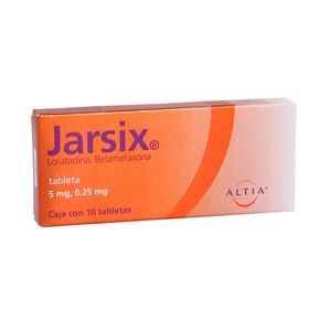 Jarsix 5mg 0.25 Mg 10 Tabletas 10 Pz