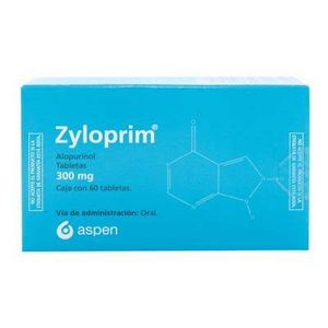 Zyloprim 300 Mg Tab 60 Alopurinol 60 Pz