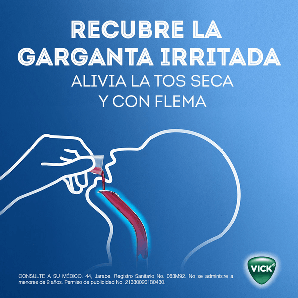 Vick 44 Jarabe Sabor Cereza 120 ml Mi Tienda del Ahorro