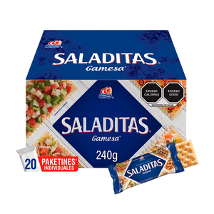 Galletas Saladitas clásicas 20 paketines 240 g