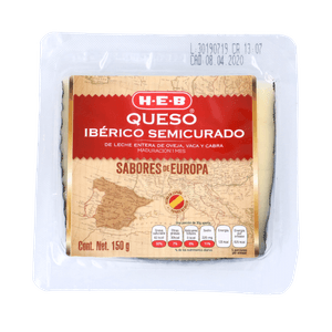 Queso Ibérico Semicurado 150 pz