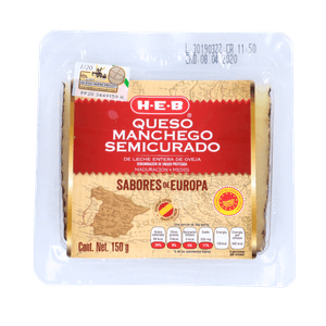 Queso Manchego Semicurado 1 Pz