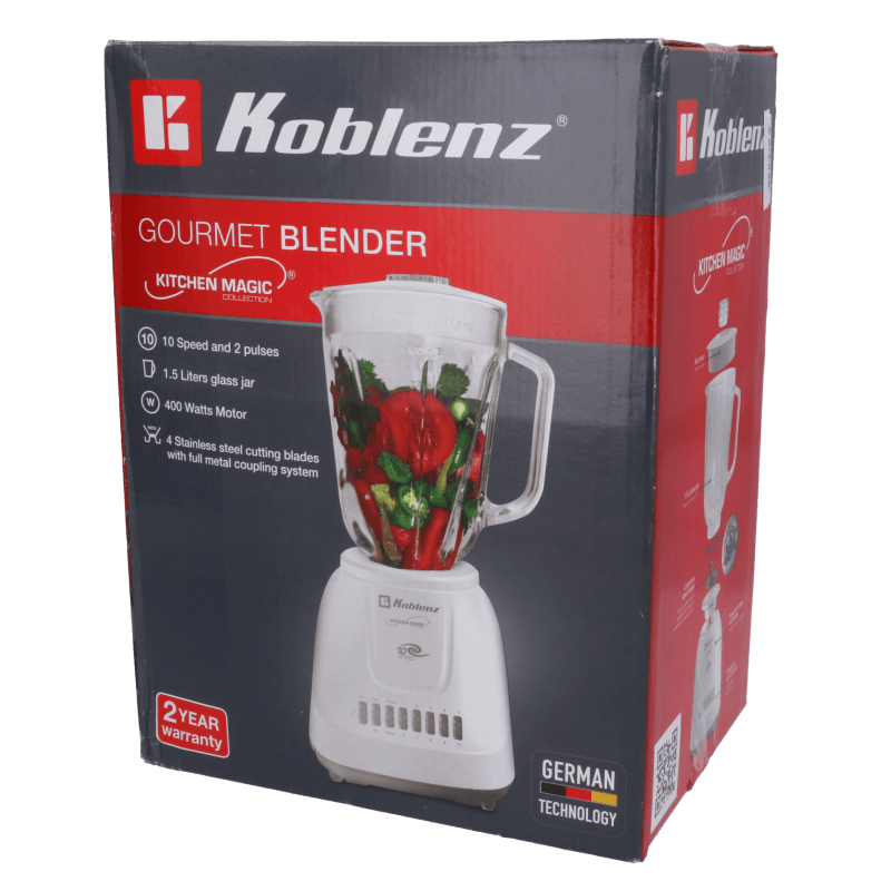 Koblenz Licuadora Gourmet LKM 5910 VB 1.5 L Blanco y Gris 1 pz H E B Mexico