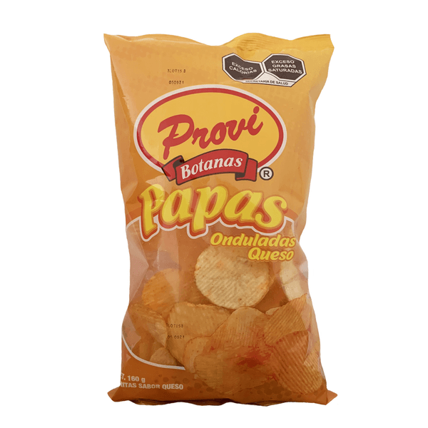 Provi Papas Onduladas con Queso 160 g - H-E-B México