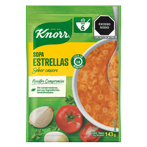 Knorr Sopa en Forma de Estrellas 143 g