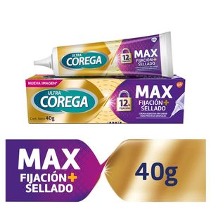 Crema Adhesiva Para Prótesis Dentales Ultra Máxi 40 Gr