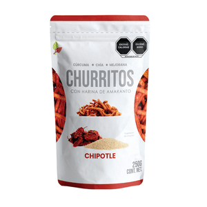 Churritos de Amaranto Sabor Chipotle 250 g Churritos de Amaranto Sabor Chipotle  250 Gr