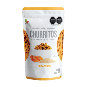 Churritos de Amaranto Sabor Habanero 250 g Churritos de Amaranto Sabor Habanero  250 Gr