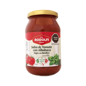 Rodolfi Salsa de Tomate con Albahaca 400 g