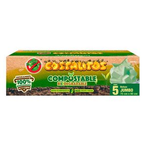 Bolsas de Basura Compostable Jumbo 5 Pz