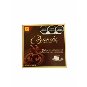 Bombon Corazon Cubierto de Chocolate 50 Piezas 1 Pz