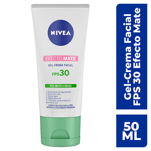 NIVEA Crema Facial Hidratante Efecto Mate con Fps 30 50 ml