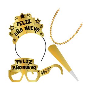 Kit Año Nuevo Individual Mujer Oro 1 Pz