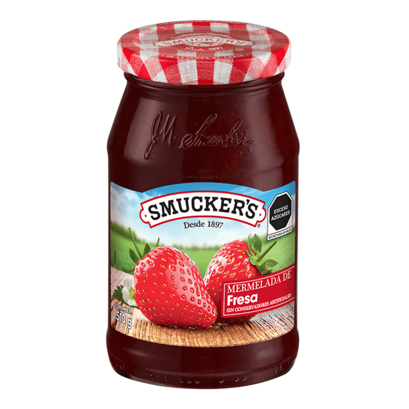 Mermelada de Fresa Smucker's Frasco Vidrio 510 g