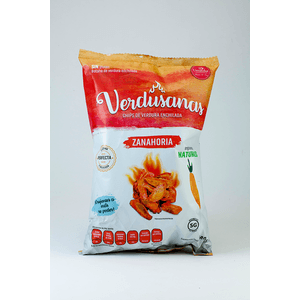 Verdusanas Chips de Zanahoria Enchilada 140 g