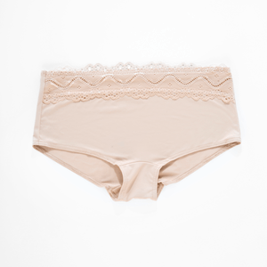 Boxer con Encaje T.Med Champagne M.71485w 1 Pz