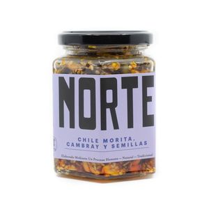 Norte Salsa de Semillas con Chile Morita 240 g