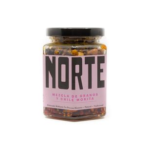 Norte Salsa con Chile Morita y Granos 240 g